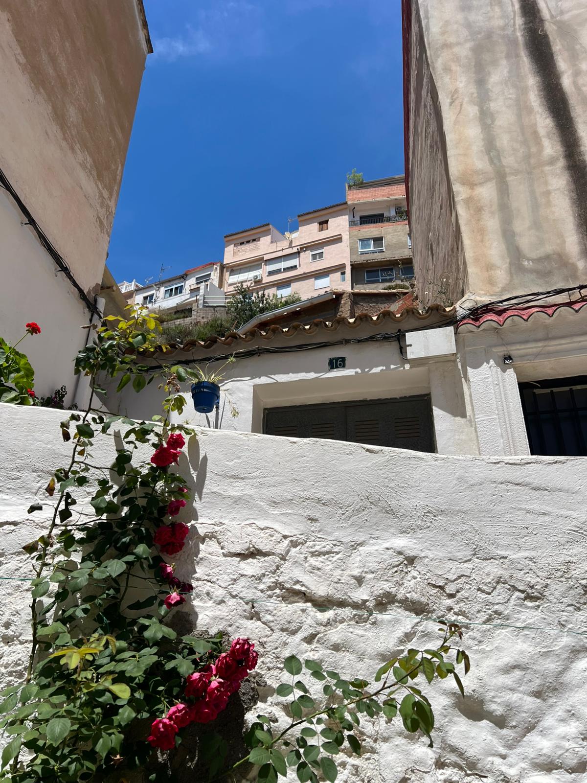 Blick über ein Viertel bei Valencia
